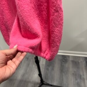 Free People Vibrant Hot Pink Fuzzy Pullover